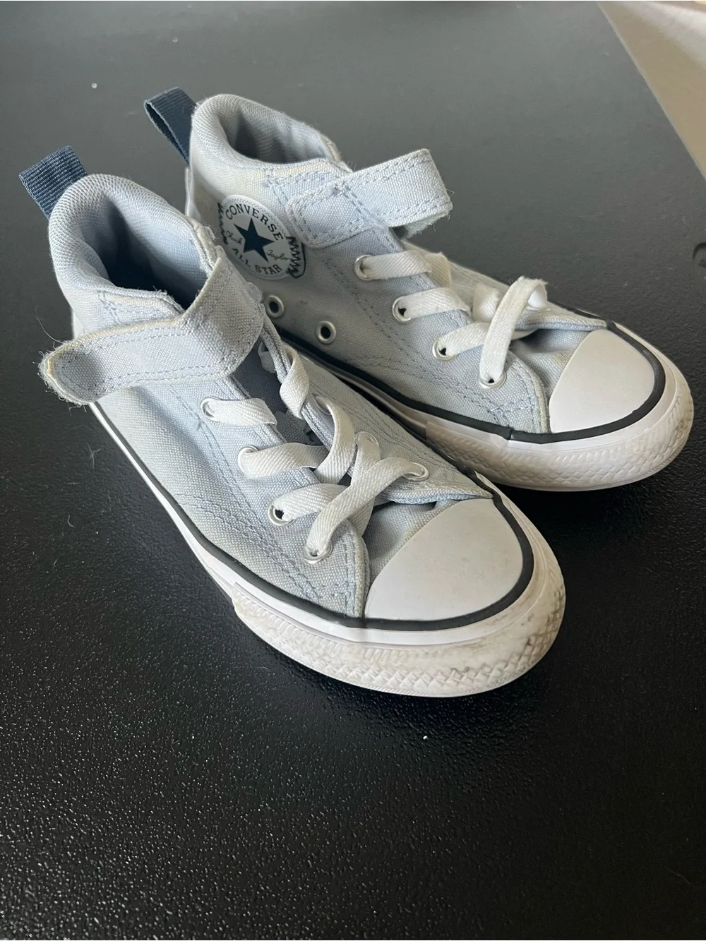 Converse Easy-On High Top Sneakers Light Blue Youth 13